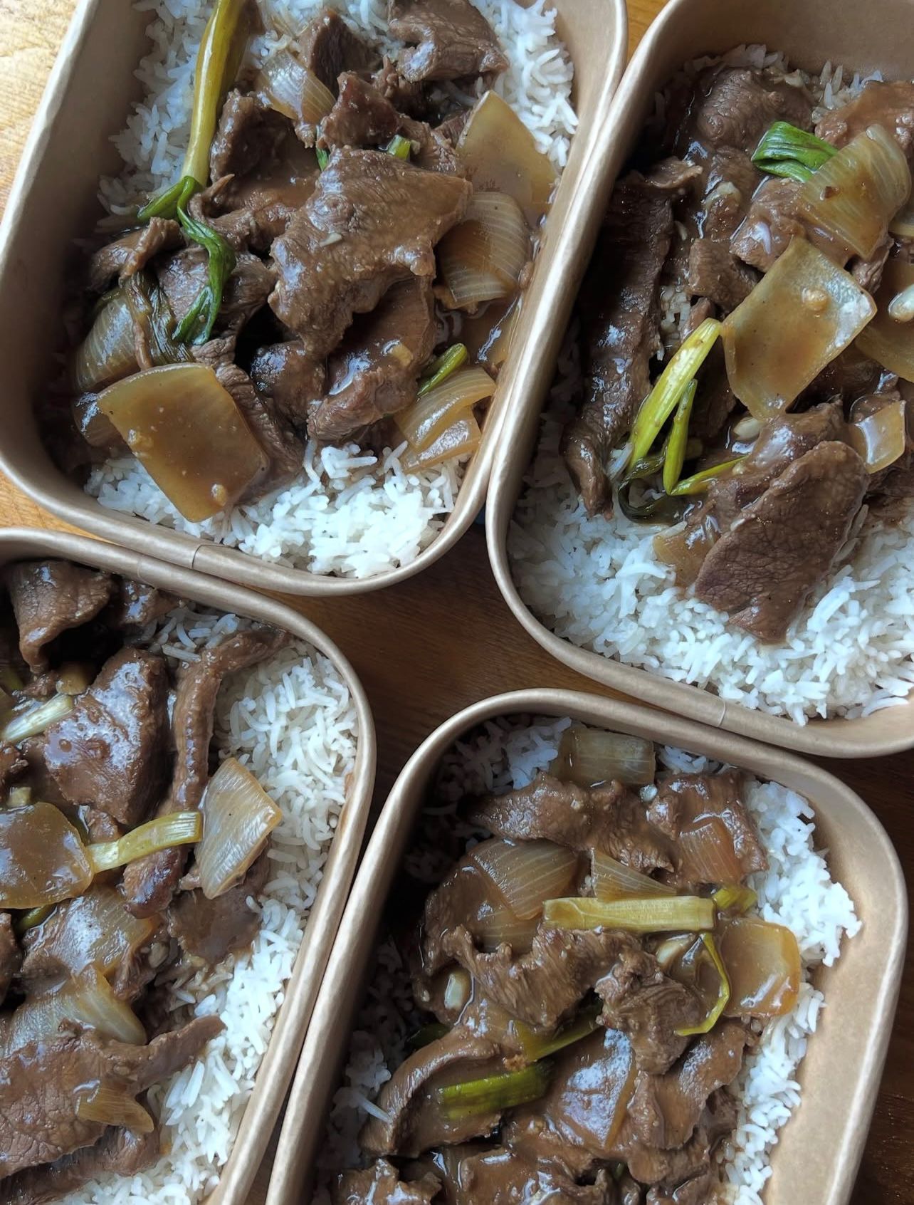 Mongolian Beef and Rice