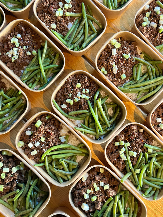 Peking Style Beef Mince With Rice